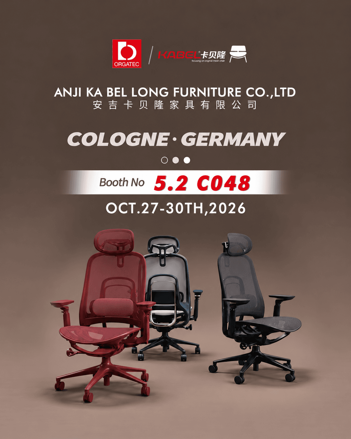 Meet KABEL at ORGATEC 2026 in Cologne